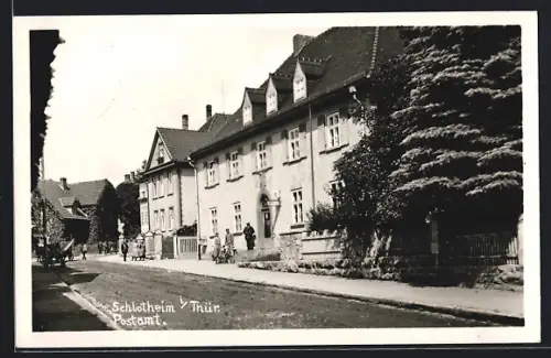 AK Schlotheim i. Thür., Partie am Postamt