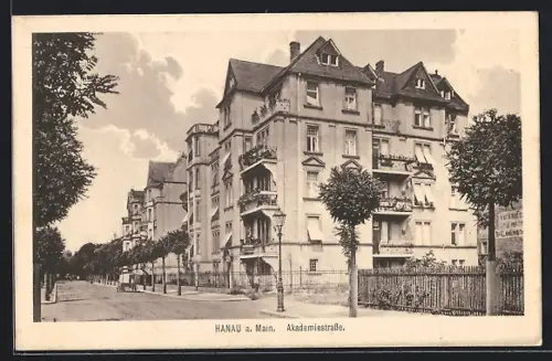 AK Hanau a. Main, Partie in der Akademiestrasse