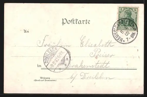 AK Papenberg b. Neuhaldensleben, Gasthaus Papenberg, Inneres Saal, Wald