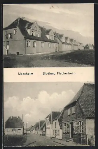 AK Maasholm, Siedlung Fischerhain, Strassenpartien