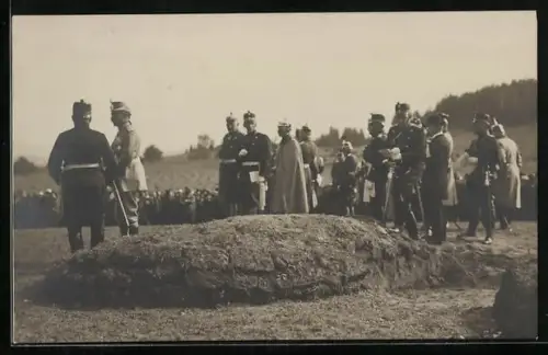AK Kaiser Wilhelm II. beim Herbstmanöver des III. Armeekorps 1912