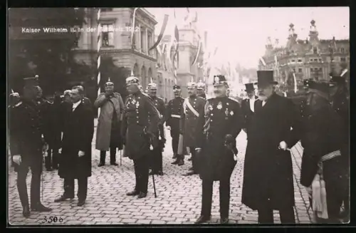 AK Kaiser Wilhelm II. in der Schweiz 1912