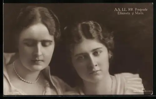 AK AA. LL. RR. Printesele Elisaveta si Maria