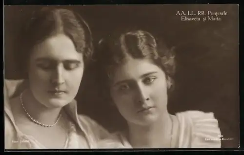 AK AA. LL. RR. Printesele Elisaveta si Maria