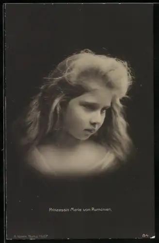 AK Prinzessin Marie von Rumänien