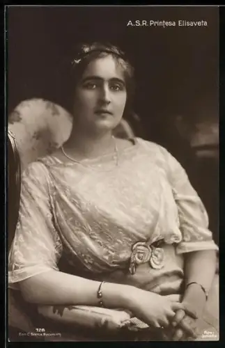 AK A. S. R. Printesa Elisaveta von Rumänien