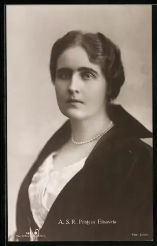 AK Prinzessin Elisaveta von Rumänien