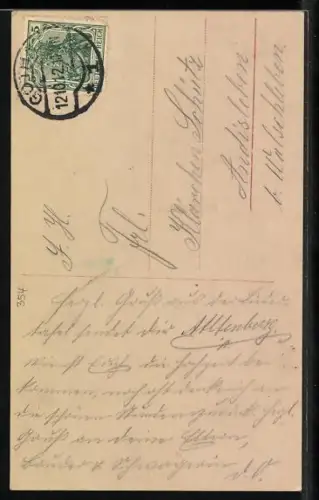 Foto-AK PFB Nr. 776: Junges Mädchen mit verträumtem Blick