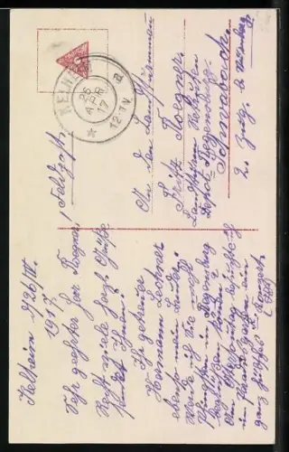 Foto-AK PFB Nr. 4233/3: Mädchen im Wald Mignon