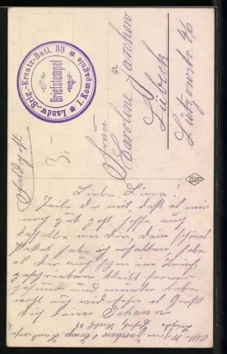 Foto-AK PFB Nr. 3708/1: Soldat verabschiedet sich von seiner Verlobten, Deutsche Treue