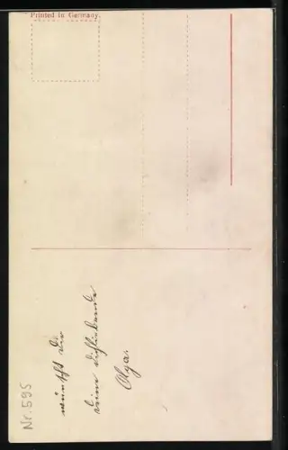 Foto-AK PFB Nr. 2541/2: Junge Frau mit Sektglas in der Hand, Herzlichen Glückwunsch zum Geburtstag