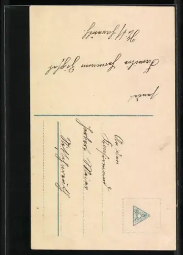 Foto-AK R & K / L Nr. 6181/2: Junge im Anzug am Konfirmationstag