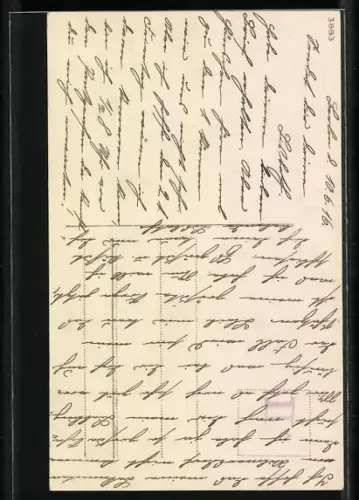 Foto-AK R & K / L Nr. 5071/2: Junge Frau im Kleid zwischen Espenlaub