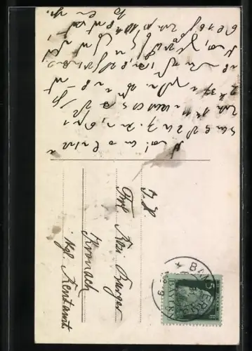 Foto-AK R & K / L Nr. 5362/3: Junge Frau mit Laute