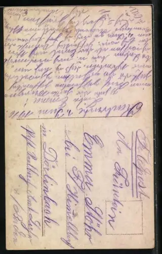 Foto-AK R & K / L Nr. 4888/3: Junges Paar auf einer Bank