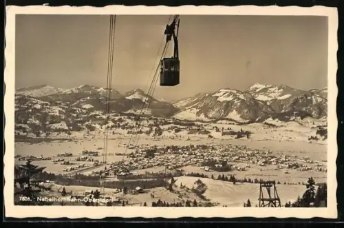 AK Oberstdorf i. bayr. Allgäu, Nebelhornbahn