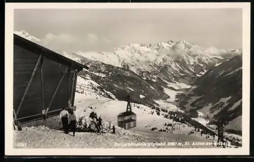 AK St. Anton am Arlberg, Bahnhof der Galzigbahn