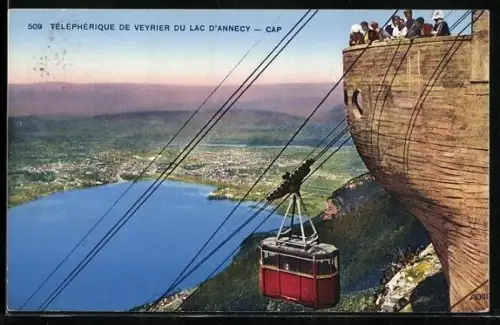 AK Veyrier /Lac d`Annecy, Téléphérique, Seilbahn