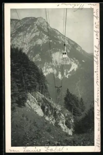 AK Raxbergbahn, Stütze mit dem Mittagstein