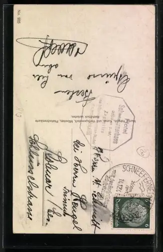 AK Zugspitzbahn mit Panorama