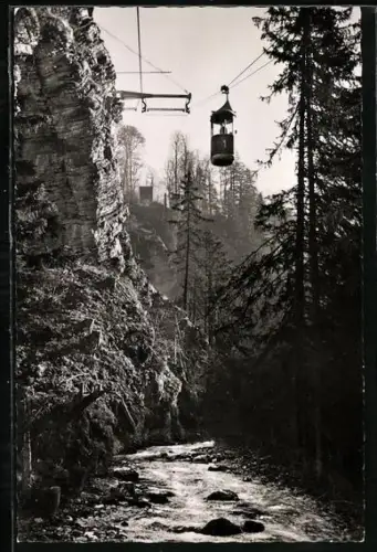 AK Garmisch-Partenkirchen, Erste vollautomatische Kabinenbahn Partnachklamm-Graseck