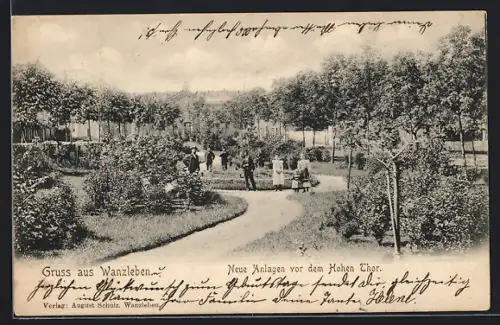 AK Wanzleben, Neue Anlagen vor dem Hohen Thor