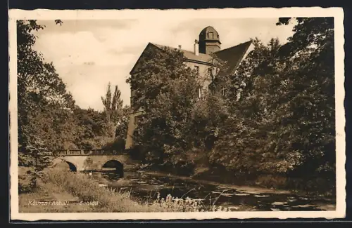 AK Köthen i. Anhalt, Partie am Schlossgraben