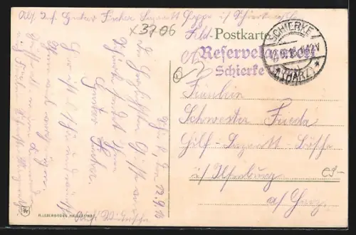 AK Schierke i. H., Blick auf das Sanatorium