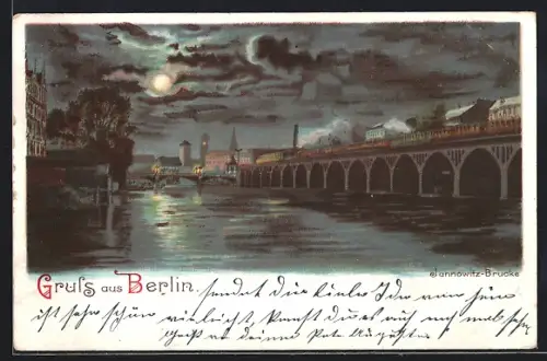 Lithographie Berlin, Jannowitz-Brücke