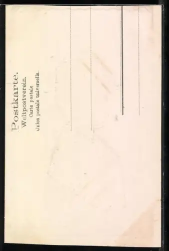 AK Scherenschnitt eines Knaben mit Hut und Zigarre, gefertigt von Guy Froynt