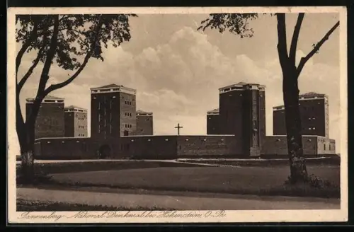 AK Tannenberg, National-Denkmal bei Hohenstein