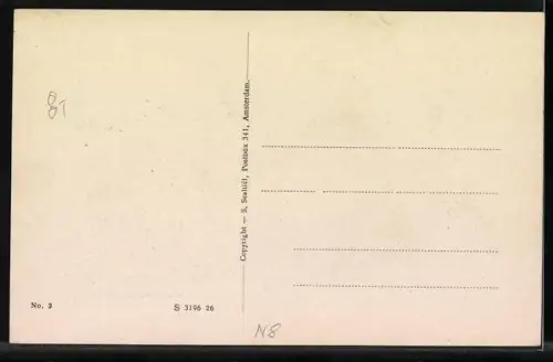 AK Marken, Ortsansicht, Kinder am Kanal