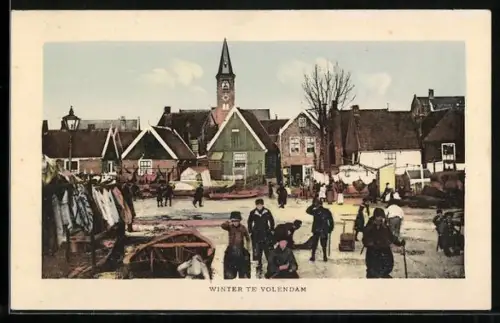 AK Volendam, Blick auf den Markt