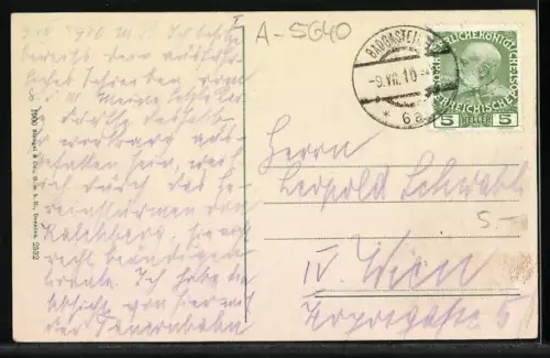 AK Bad Gastein, Blick auf Böckstein und das Anlauftal