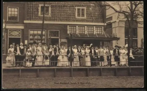 AK Zaandam, Tentoonstelling De Vrouw 1913, Oud-zaansch feest
