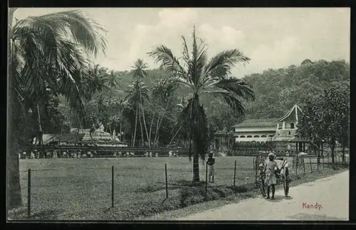 AK Kandy, Wegpartie mit Riksha-Fahrer