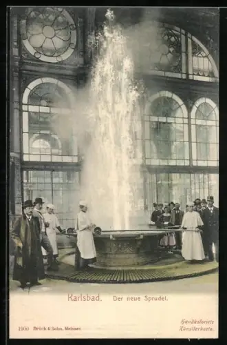 AK Karlsbad, der neue Sprudel