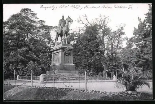 AK Liegnitz, Denkmal Kaiser Wilhelm I.