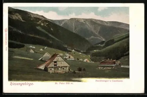 AK St. Peter, Buchberger`s Gasthaus