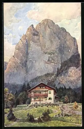 AK Plomberg am Mondsee /Ob-Öst., Hotel Villa Klause