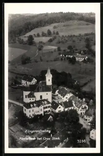 AK Nestelbach, Fliegeraufnahme