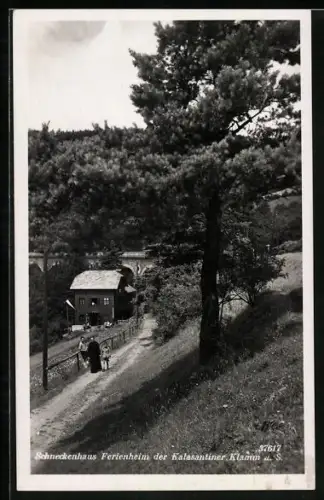 AK Breitenstein /N.-Oe., Klamm am Semmering, Ferienheim Schneckenhaus der Kalasantiner