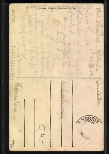 AK Ybbsitz /N.-Oe., Ortsansicht mit Gasthaus Krumpmühle, Seesal aus der Vogelschau