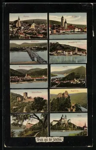 AK Stein /Wachau, Ortsansicht, Mautern, Dürnstein, Hinterhaus, Melk