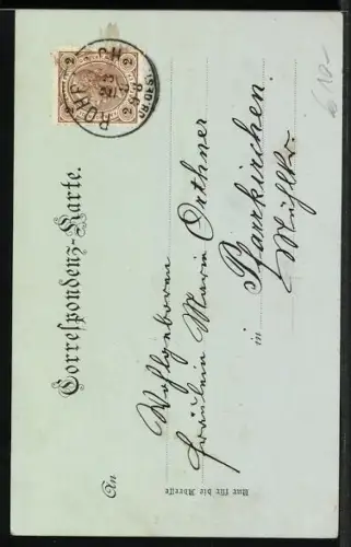 AK Rohrbach /Oberöst., Ortspartie aus der Vogelschau