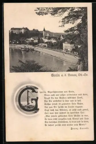 AK Grein, Schloss und Donaupartie