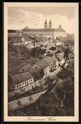 AK Kremsmünster, Westansicht mit Stift