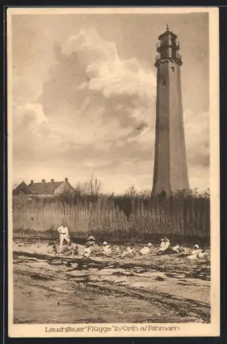 AK Orth /Fehmarn, Leuchtturm Flügge