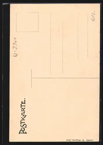 AK Kiel, Rosenstrasse - Ecke Holstenstrasse