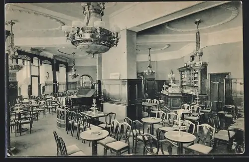 AK Berlin-Charlottenburg, Grand Café Sophie Charlottenplatz, Bismarckstrasse 67, Inh. Emil Friedländer